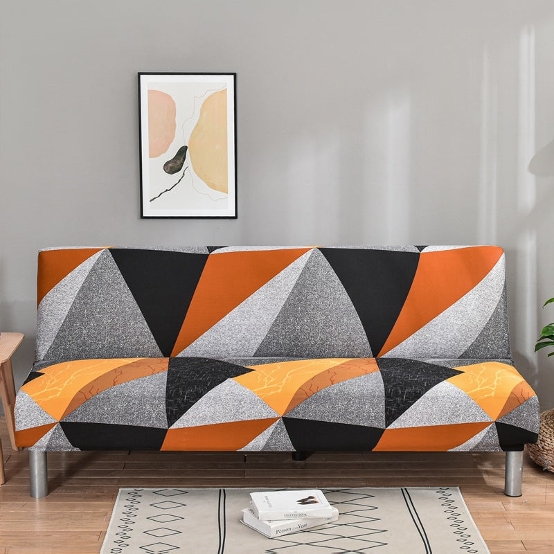 No Armrest Printed Sofa Bed Set All-inclusive