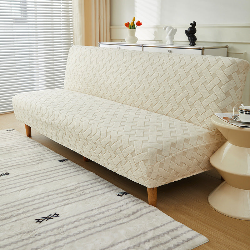 Solid Color Three-Dimensional Jacquard Sofa Bedspread