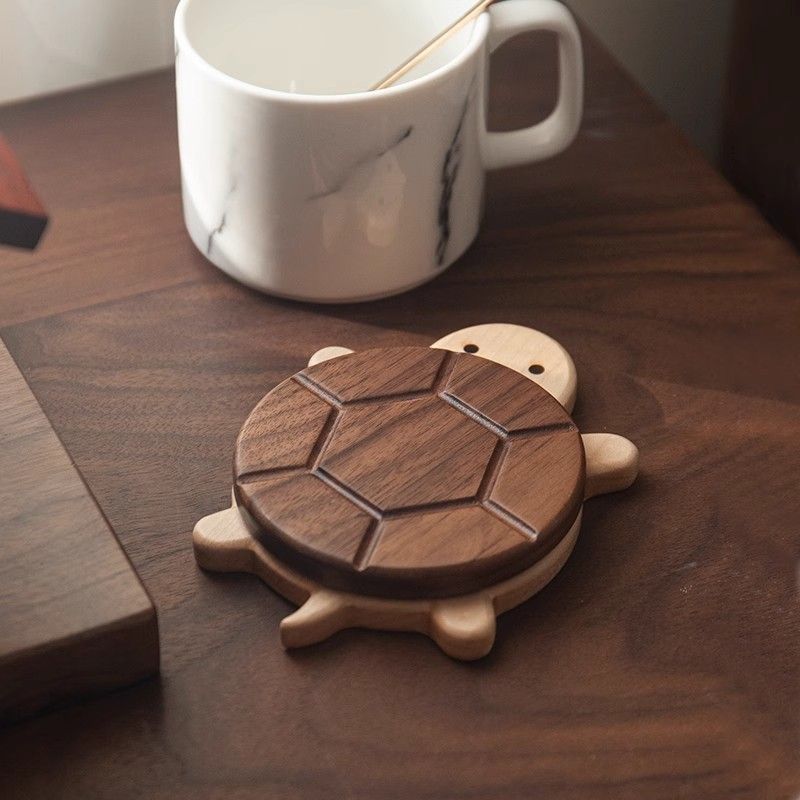 Wooden Turtle Coasters