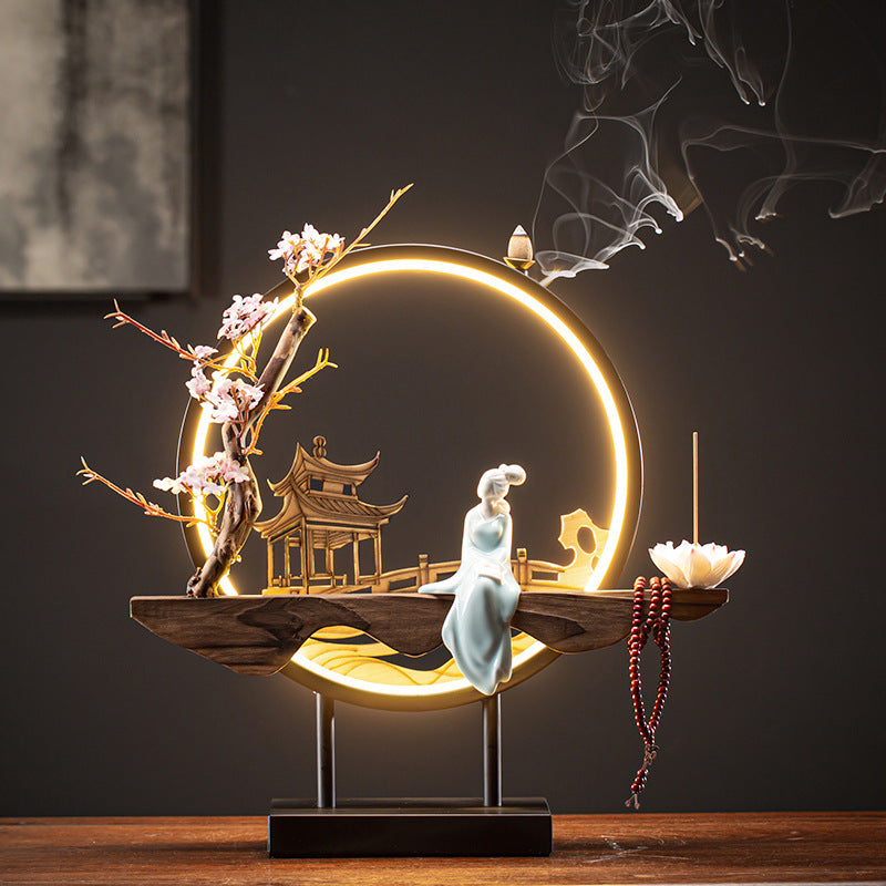 Zen Ornaments for Backflow incense Burner