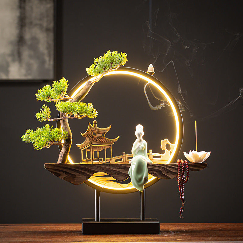 Zen Ornaments for Backflow incense Burner